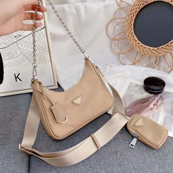 

black nylon shoulder bag crossbody woman designer bag luxurys handbags classic design messengers ladies purse