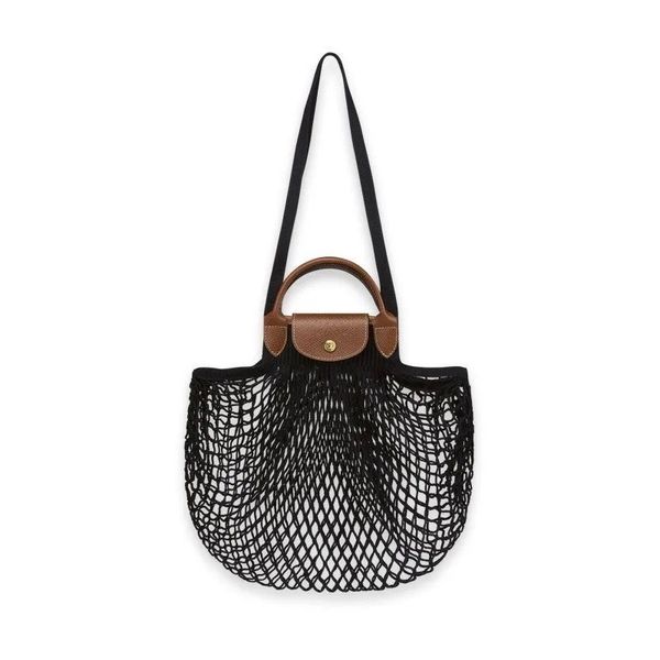

cool longchammp tote net lady bag fashion women mens clutch handle loop hobo beach bag designer lady summer bags luxury handbag vacation cro