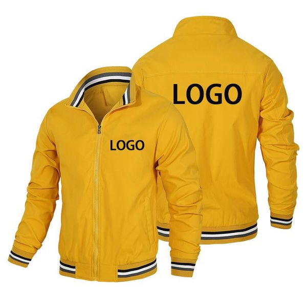 

pants custom men coat brand bomber outdoor jacket spring autumn fashion streetwear causal zipper cardigan m4xl, Black