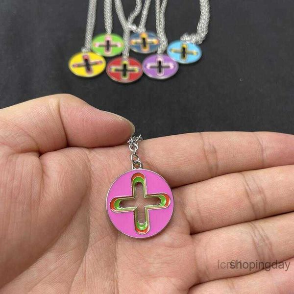 

fashion pendant necklaces homer frank ocean hop punk lucky clover enamel drop glaze necklace men women girls party jewelry 237r5, Silver
