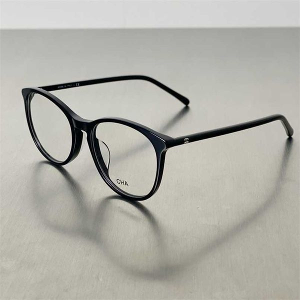 

sunglasses 2023 new xiao xiangjia's black optical myopia female ultra circular frame can be matched with height count flat light plain, White;black