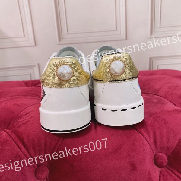 

2023 new casual shoes white leather calfskin sneakers shoes fashion comfort outdoor trainers men's pop lace up walking shoe hc210805, Black