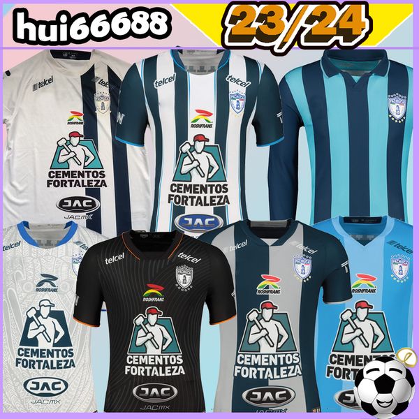 

22/23/24 cf pachuca soccer jerseys 130th anniversary 22 2023 2024 e.sanchez k.alvarez cabral a. hurtado pocho n. ibanez football shirts home, Black;yellow
