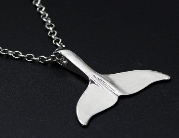 

whale alloy whale tail pendant symbol orcinus orca beluga marine moby dick killer lucky fluke necklace2005554, Silver