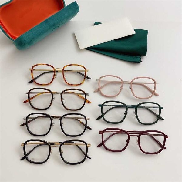

sunglasses 2023 new new full tortoise leopard print glasses frame wine red 0678 myopic optics for men and women, White;black