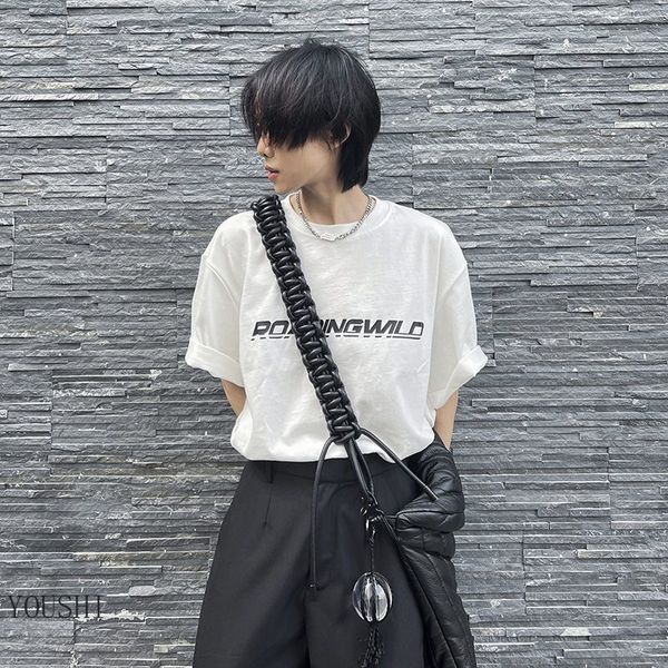 

classic logo printed short sleeve t-shirt in black and white