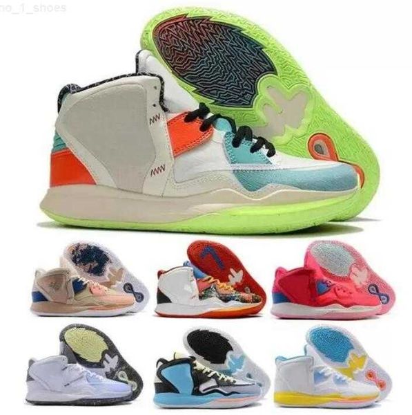 

kyrie 8 infinity mens basketball shoes sneakers 8s future past cny man machine fire and ice aluminum kevin durant 2023 sports trainers, Black