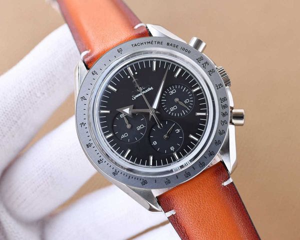 

designer speedmaster watches for men classic jason007 wrist watch 77ne mechanical chronograph uhr montre de luxe reloj homme with box, Slivery;golden