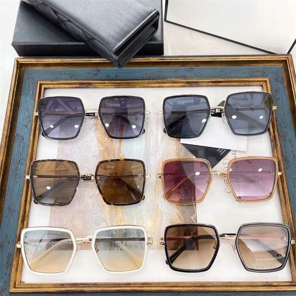 

sunglasses 2023 new xiangnana's new online celebrity tiktok same style personality women's versatile fashion sunglasses ch3466, White;black