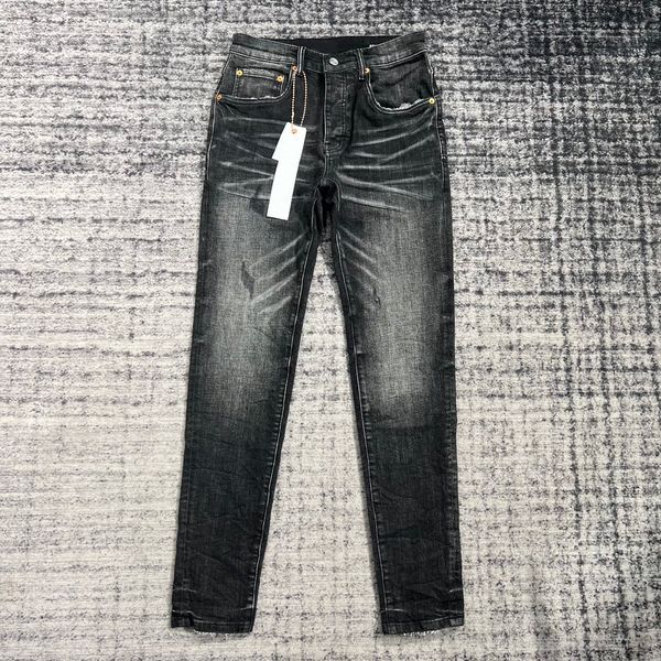 

mens jeans style black washed fashion simple slim versatile casual 230710, Blue