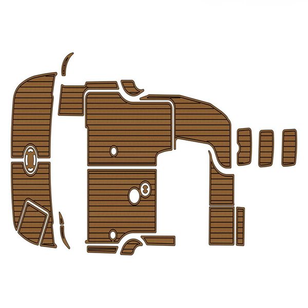 

2002-2007 sea ray sundancer 300 swim platform cockpit pad boat eva teak floor backing self adhesive seadek gatorstep style pads