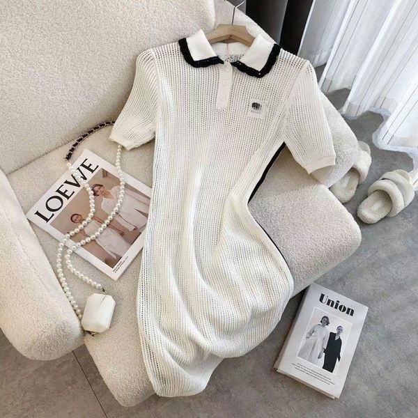 

designer women's shirt lettering t-shirt dress luxury lapel plaid english style summer dress casual slim fashion dress, Black;gray