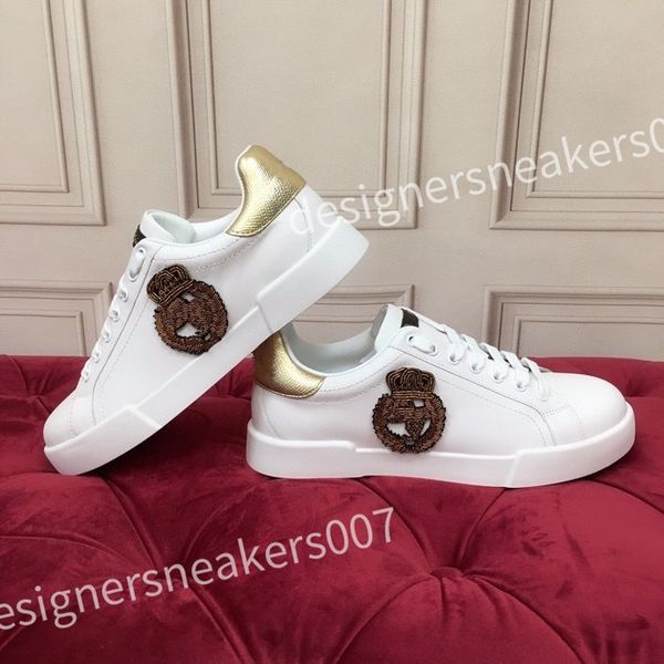 

2023 luxury designer casual shoes men women sneaker arena low black leather party wedding trainers size 35-45 hc210806
