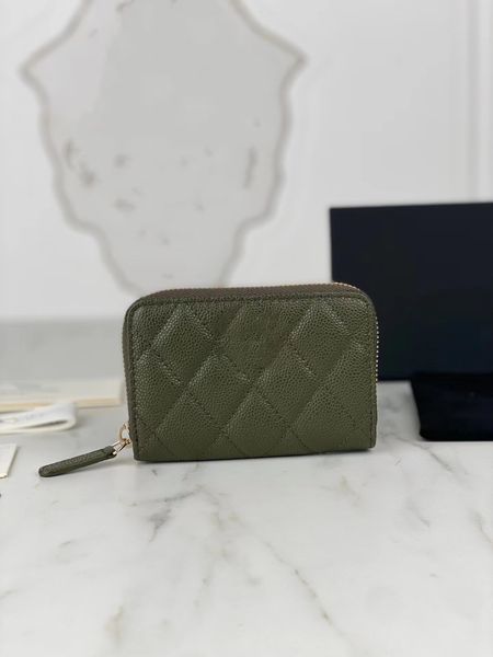 

luxury fashion designer women's exquisite vintage caviar exquisite spherical cow leather scratch resistant suitable for mini change pur