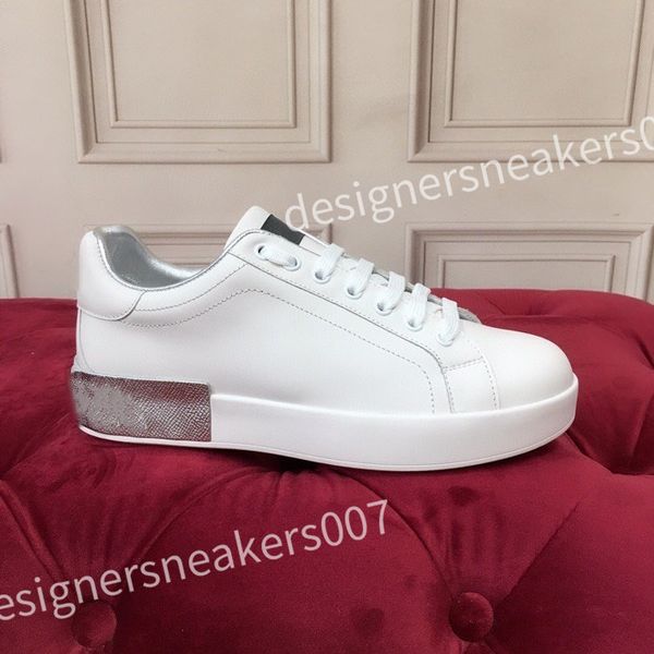 

new famous runner brand calfskin sneakers shoes for men walking design rubber sole outdoor sports trainers 35-45 hc210804, Black