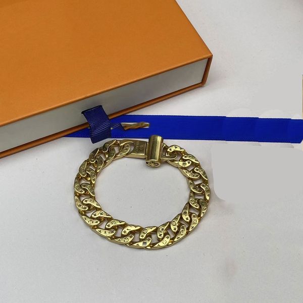 

gold cuban link bracelet mens bracelet bracelets designer for women luxury bracelet women men party gift stainless steel bijoux gold jewelry, Black
