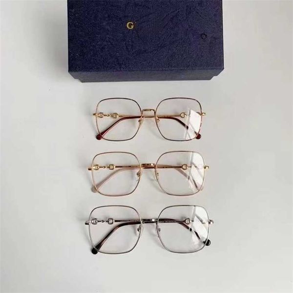 

sunglasses 2023 new 2021g gg0883oa ni ni's same style horse titles buckle full ultra light female myopia glasses frame male fashion, White;black