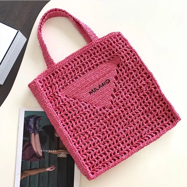 

luxurys designers totes bags fashion women handbag crochet handbags artwork shopping bag purse wallet crossbody