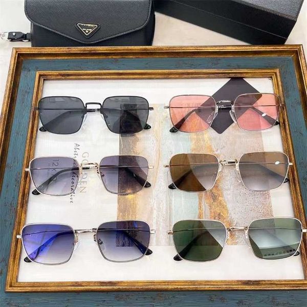 

sunglasses 2023 new p family's internet celebrity's same personalized business ins sunglasses for men's versatile travel tren, White;black