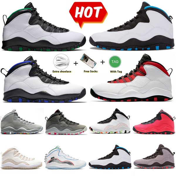 

jumpman 10 10s basketball shoes cool grey dark smoke grey ember glow fusion red huarache light orlando powder blue seattle westbrook wings m