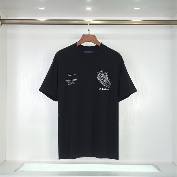 

#7 fashion t shirt men women designers t-shirts tees apparel man s casual chest letter shirt luxury clothing street shorts sleeve clothes c, White;black