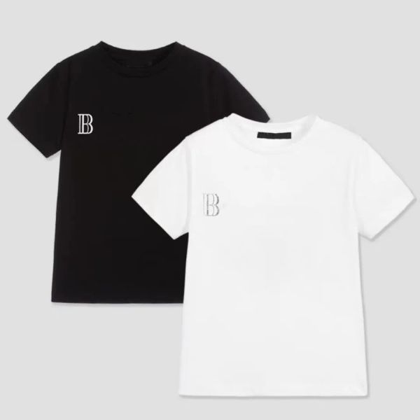 

designer t shirt womens designer clothing mens design button short-sleeve luxury weight cotton 210g letter print xs-2xl wholesale 2 pairs pr, White;black
