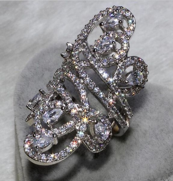 

victoria wieck luxury wide jewelry 925 sterling silver white z simulated diamond gemstones cz flower wedding women band giift 9387830, Slivery;golden