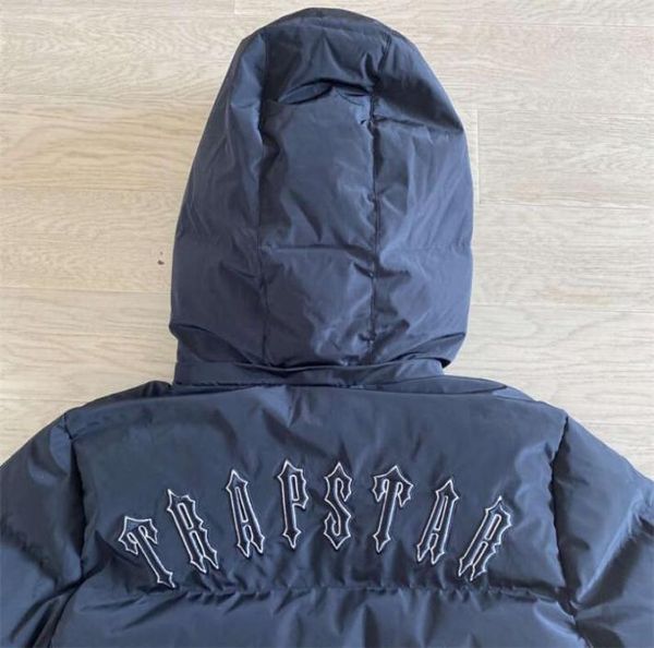 

22ss men039s down coats london jackets women039s black irongate detachable hood letter embroidered hood7229218