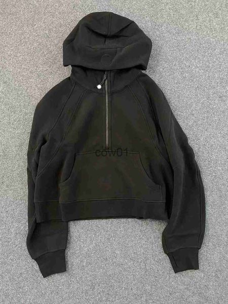 

mens hoodies sweatshirts yoga sweatshirt scuba full half zip hoody hoodies outdoor leisure sweatshirts gym clothes women workout fitness th, Black