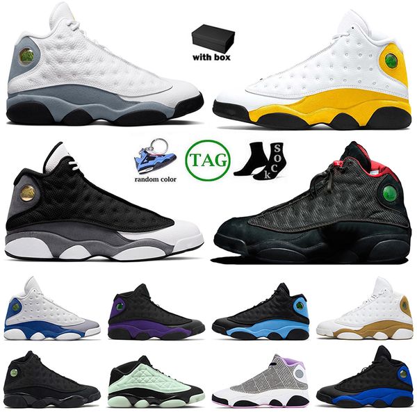 

with box jumpman black flint 13s basketball shoes 13 og university blue grey brave del sol blackcat bred obsidian court purple retros mens w