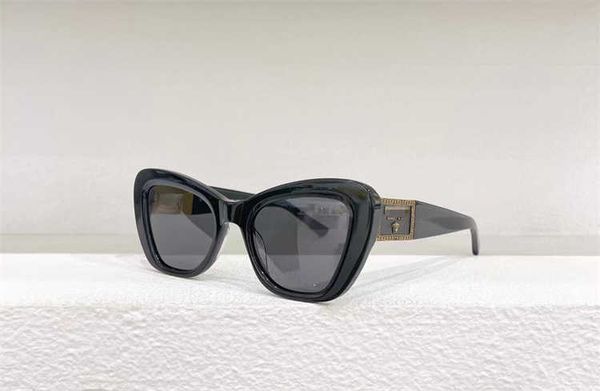 

2023 new product f family ins network popular same plate cat eye sunglasses fashion fe40069u, White;black