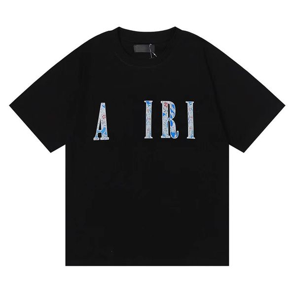 

23s mens t shirt designer shirt mens tees fashionable pure cotton breathable letter printing matching clothing for couples, White;black