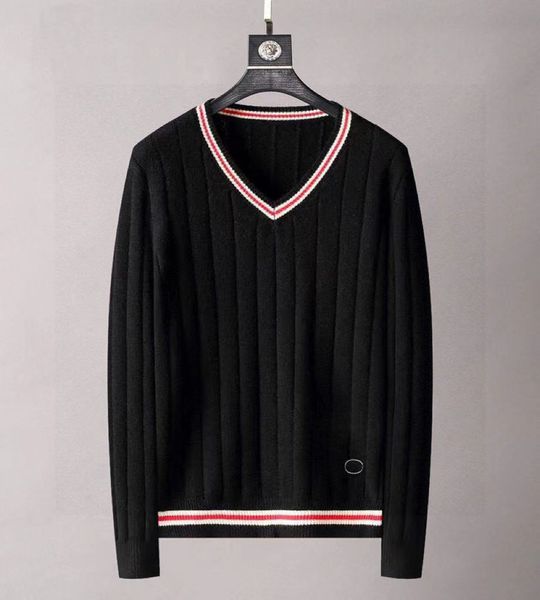 

designer sweater men women senior classic leisure multicolor autumn winter keep warm comfortable 13 kinds of choice top, White;black