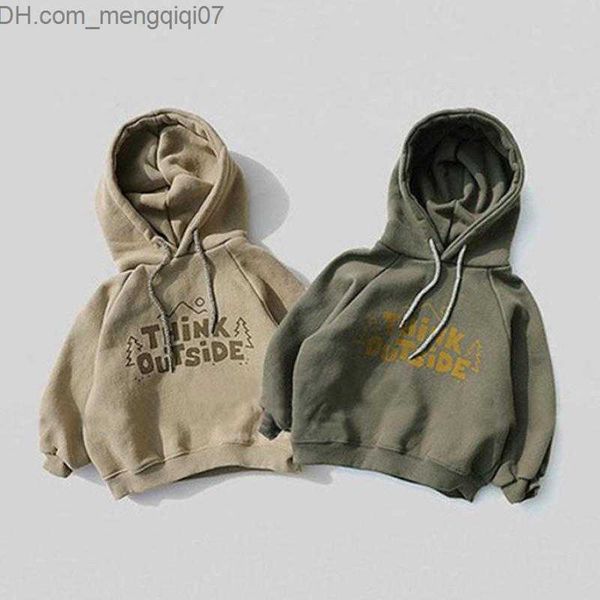 

hoodies sweatshirts autumn 2023 new baby boys' hoodie alphabet printed hoodie children's sweatshirt cotton dress girls' coat, Black