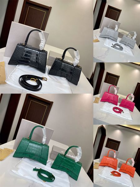 

new crocodile effect leather handbag women's bag cowhide shoulder bag women's fashion handbag chain purse crossbody bag high quali
