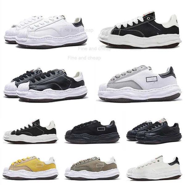 

casual shoes dissolving madness maison mihara yasuhiro mmy canvas lowcut sneaker mens platform womens white black red grey sneakers