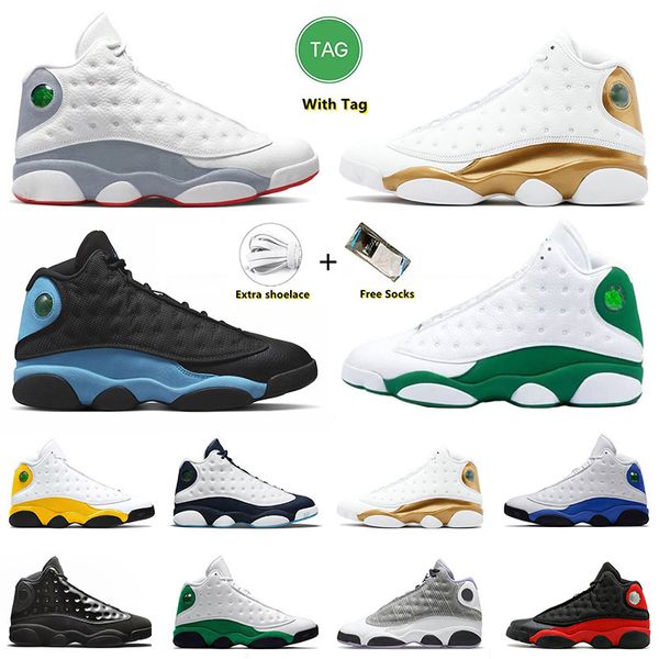 

mens 13 13s basketball shoes wolf grey blue grey university blue wheat playoffs bred chicago lucky green black flint dmp island green playgr