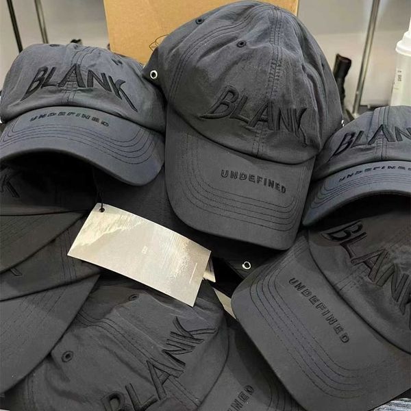 

blncg 22ss far archive vibe style nylon black embroidered hat for men and women, Blue;gray