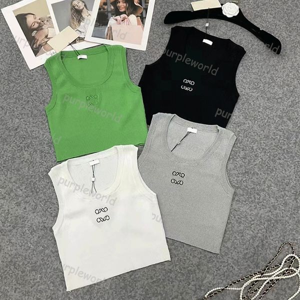 

womens vest t shirt gauge short cotton sweatshirt designer embroidered vest sports breathable yoga vest, White