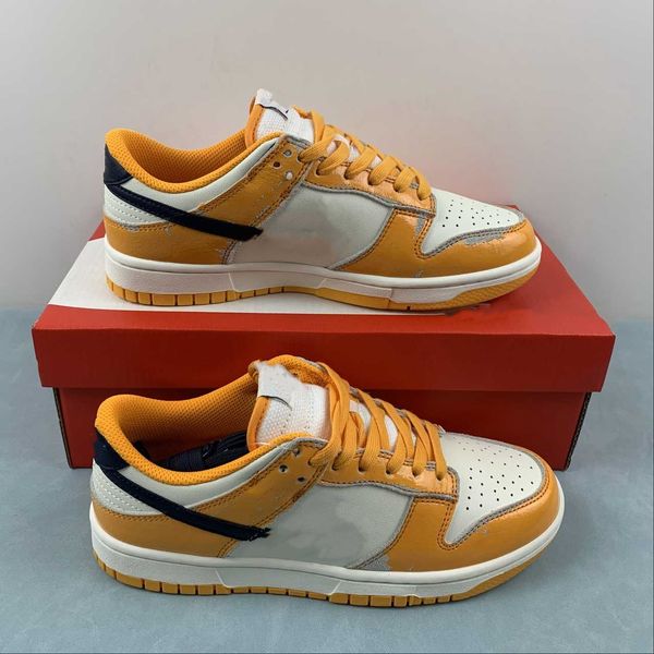 

sb dnks low basketball shoes wear and tear orange ret outdoor running sports sneakers shoes with original box