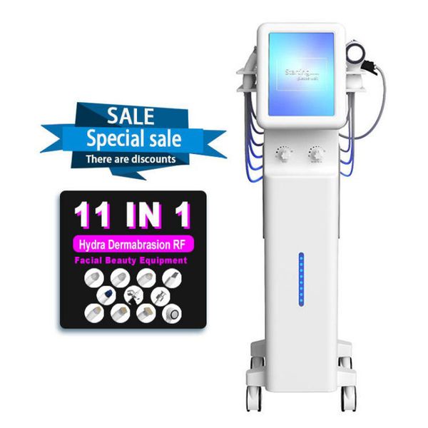 

11 in 1 machine beauty salon spa equipment oxygen water peeling facial beauty machine skin care spa system beauty salon equipment rf