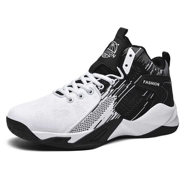 

men basketball shoes sports trainers high sneakers white black red size 36-48