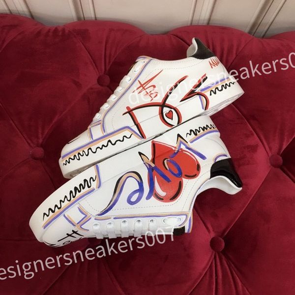 

2023 new luxurys casual shoes white leather calfskin sneakers shoes fashion comfort outdoor trainers men's pop lace up walking shoe hc2, Black