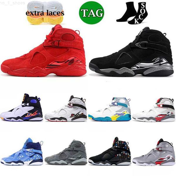 

fashion 8 8s basketball shoes valentines day mens womens south beach aqua black cool grey trainers retro women men sports sneakers