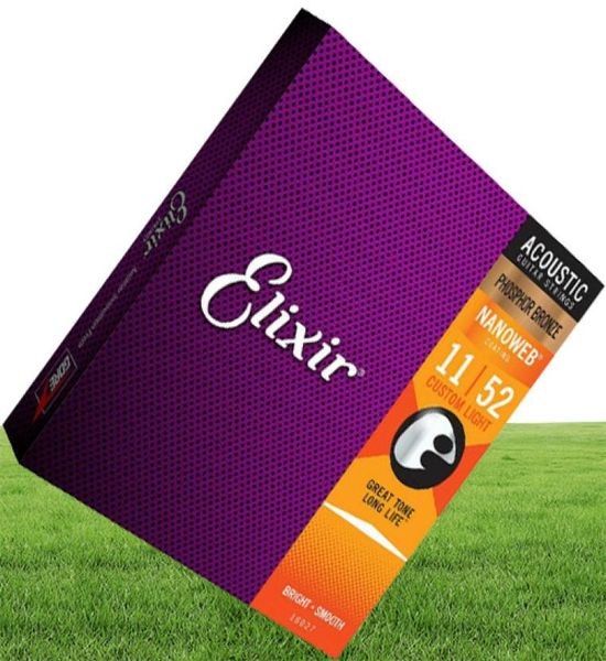 

elixir 16027 phosphor bronze custom light acoustic guitar strings 011 0525486870