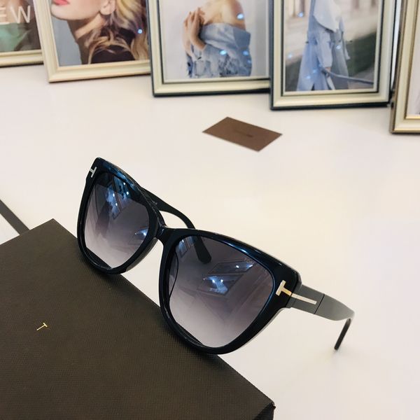 

fashion women brand designer tom sunglasses square frame sunglass show design summer style with original box, White;black