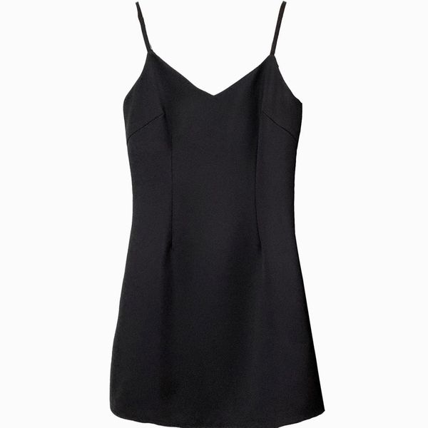 

aw summer new letter rhinestone shoulder strap decoration slim a-line waist wrap dress b, Black;gray