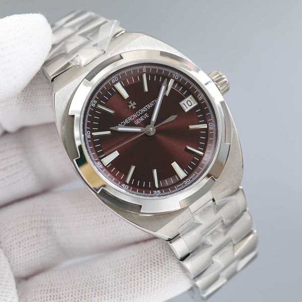 

exciting mechanical v-constantin overseas watch superb 4500v male wrist wathces 3s3h designer high-end quality 22k gold pendulum 11mm thick, Slivery;golden