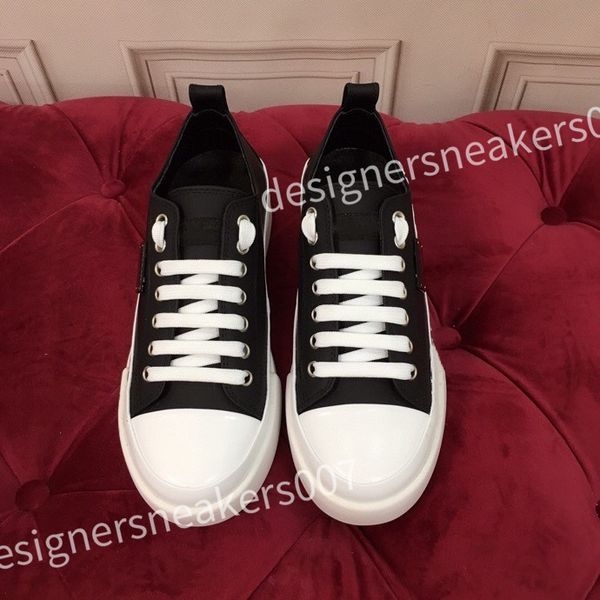 

2023 luxury 23s/s calfskin man casual shoe white black leather trainers brands comfort outdoor trainers women's casual walking 35-45 hc