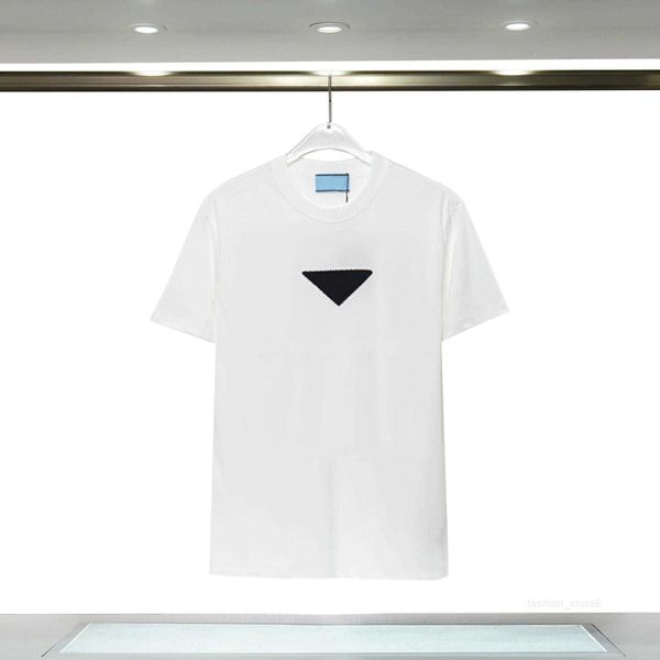 

men's t-shirt summer new designer casual men's cotton p home men's short sleeve women's fashion solid color t-shirt coup, White;black